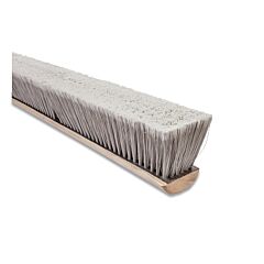 Magnolia Brush 3724-A Silver Flagged Tip Polystyrene Floor Brush, 3724-A, 3 In Trim X 24 In L, Wood, Brush Head Only