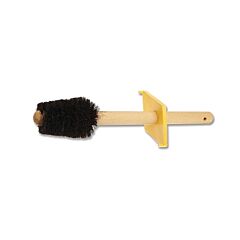 Magnolia Brush 3-Dope Dope Brush, 3 In Trim L, 16 In Oal, Wood, Taper Top To Botton, Grey Tampico Fiber, Includes Guard