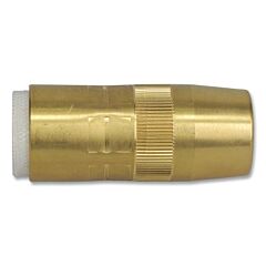 Best Welds N-3418B Centerfire Style Mig Gun Nozzle, 3/4 In Bore, 1/8 In Recess, Brass