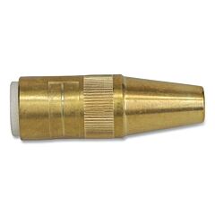 Best Welds Nst-3800B Centerfire Style Mig Gun Nozzle, 3/8 In Bore, Flush, Slim, Brass