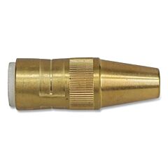 Best Welds Nst-38Xtb Centerfire Style Mig Gun Nozzle, 3/8 In Bore, 1/8 In Stickout Tip, Brass