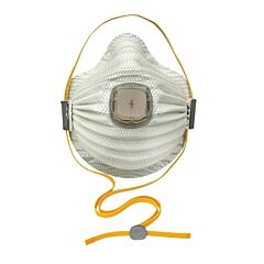 Moldex 4701 Airwave N100 Disposable Particulate Respirator, Small, White, Ventex Valve, Full Foam Face Seal