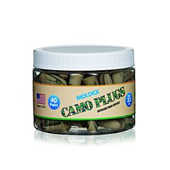 Moldex 6685 Earplug Canister, Camo Plugs®, Foam, Brown/Green/Tan With Swirls/Streaks, Disposable