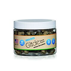 Moldex 6687 Earplug Canister, Glide Camo Multi-Curved Stem Twist-In, Foam, Brown/Green/Tan With Swirls/Streaks, Disposable