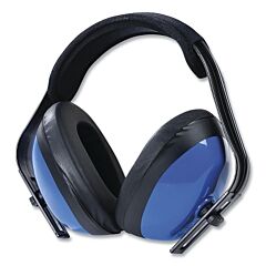 Sellstrom S23401 H225 Ear Muff, Curved Plastic Headband, 25 Db, Blue