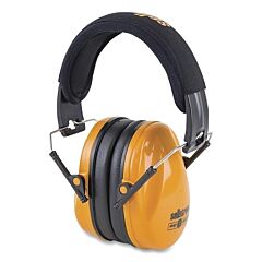 Sellstrom S23404 Hp427 Premium Ear Muff, Soft Eva Foam Headband, 27 Db, Black/Orange