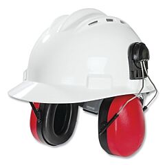 Sellstrom S23409 Hps428 Premium Cap Mounted Ear Muff, 28 Db, Black/Red