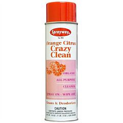 Sprayway Sw985 Orange Citrus Crazy Clean, 20 Oz Aerosol Can, 1/Case
