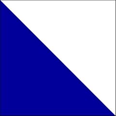 Presco Swb Standard, 13/16" X 300', White/Blue, 12/Case