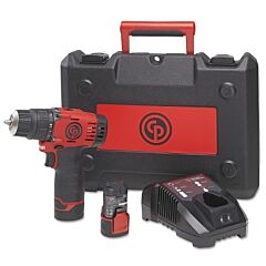 Chicago Pneumatic Cp8528K Cordless Drill Driver Kit Cp8528K, 1/16 In - 3/8 In Chuck, 288 In Lb Torque