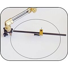 Flange Wizard Sbg301 Standard Burning Guide, Universal Bushing, 5/8 In To 24 In Cutting Dia