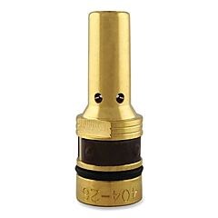 Bernard 404-26-25 Tough Lock Retaining Head, Heavy-Duty, Slip-On, 0.023 In To 0.125 Wire, Brass, 25 Pk