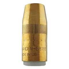 Bernard N-5818B Centerfire Nozzles, 1/8 In Tip Recess, 5/8 In Bore, For Q-Gun, Brass, Large