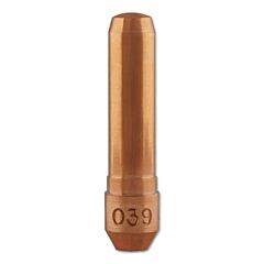 Bernard T-039 Centerfire Mig Contact Tip, 0.039 In Wire, T-039, Non-Threaded, Tapered Base