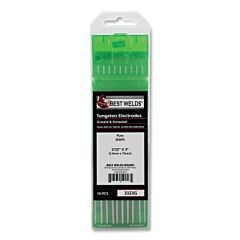 Best Welds 3323G Pure Ground Tungsten Electrode, 3/32 In X 3 In, 10 Pk