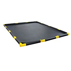 Black Diamond Bd-1020-Fw 10'X20'X4" Stinger Spillpal Foam Wall Berm, Black, 98 Gallon Capacity