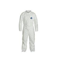Dupont Ty120Swh4X002500 Tyvek Coveralls W/ Open Wrists & Ankles, 4X-Large