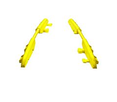 Checkers Cprl-4/5-Y Ada Ramp Rail For Heavy Duty Linebacker 4 Or 5 Channel