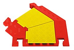 Checkers Cpt4X125-L-Y/O 4-Channel Heavy Duty Linebacker Left Turn
