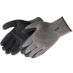 Liberty Safety 4729Sps Frogrip Black Latex Coated Seamless Gloves, Black, Size Small