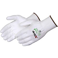 Liberty Safety A4940M Frogrip Cut-Resistant Gloves, White Polyurethane Coated, A2 Cut, Size Medium