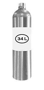 Benzene 5 Ppm/ Air Calibration Gas, 34 Liter Aluminum