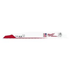 Milwaukee Tool 48-00-5026 High Performance Bi-Metal Blade, 9 In X 1 In, 5 Tpi, 5 Per Pouch