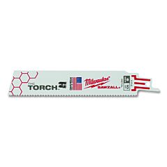 Milwaukee Tool 48-00-5712 The Torch Bi-Metal Blade, 6 In L, 10 Tpi, For Scheduled 80 Pipe/Threaded Rod