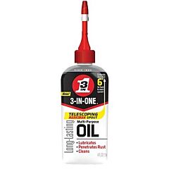 Wd-40 100703 3-In-One Multi-Purpose Oil, 4 Fl Oz, Bottle With Telescoping Marksman Spout