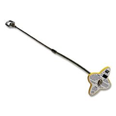 3M Dbi-Sala 2104818 Drop-Thru Anchor, Silver, 6 Ft. (1.8 M)