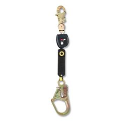 3M Dbi-Sala 3100544 Nano-Lok Self Retracting Lifeline, 6 Ft, Web, Snap Hook Top Connector, Rebar Hook, 420 Lb, Single Leg
