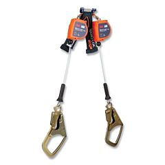 3M Dbi-Sala 3500281 Nano-Lok Edge Self-Retracting Lifeline (Srl), 6 Ft, Rebar Snap Hook, 420 Lb, 2 Legs, Galvanized Cable