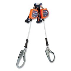 3M Dbi-Sala 3500284 Nano-Lok Edge Self-Retracting Lifeline (Srl), 7 Ft, Rebar Snap Hook, 420 Lb, 2 Legs, Galvanized Cable