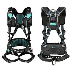 Safewaze 025-1634 Contour Women'S Construction Harness, Front & Side D-Rings, Qc Chest, Fd, Tb Legs, Size Medium