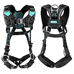 Safewaze 025-1668 Contour Women'S Full Body Harness, Front & Side D-Rings, Qc Chest, Tb Legs, Size X-Large