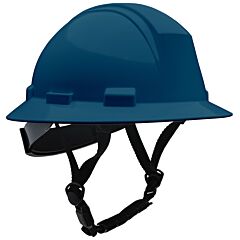 Kilimanjaro 280-Hp642Rm-Ch-08 Type Ii Full Brim Helmet, 4-Point Suspension, Ratchet Adjustment And 4-Point Chinstrap, Navy