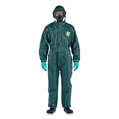 Alphatec® 68-4000-111-5Xl 4000 Ultrasonically Welded & Taped Model 111 Coverall, Green, 5X-Large
