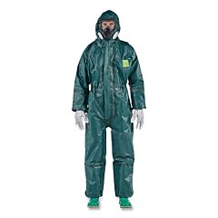 Alphatec® 68-4000-125-3Xl 4000 Ultrasonically Welded & Taped Model 125 Coverall, Green, 3X-Large
