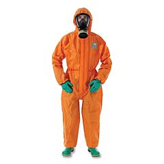 Alphatec® 68-5000-111-M 5000 Ultrasonically Welded & Taped Model 111 Coverall, Orange, Medium
