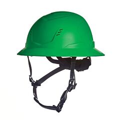 Msa 10250588 V-Gard® H2™ Safety Helmet, Type Ii, Full Brim, Rachet Suspension, Vented, Green