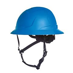 Msa 10250596 V-Gard® H2™ Safety Helmet, Type Ii, Full Brim, Rachet Suspension, Non-Vented, Blue