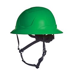 Msa 10250600 V-Gard® H2™ Safety Helmet, Type Ii, Full Brim, Rachet Suspension, Non-Vented, Green