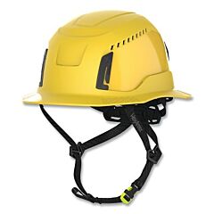 Hexarmor 16-30003M Type 2 Ceros® Xt400 Full Brim Helmet, Premium Suspension, Yellow, Vented With Mips® Safety System