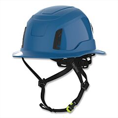 Hexarmor 16-31002 Ceros® Xt400E Class E Full Brim Helmet, Six-Point Suspension, Blue, Vented