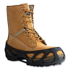 Impacto Strideb40 Stride® Ice Traction Cleats, Thermo Plastic Elastomer (Tpe)/Non-Sparking Brass Cleats, Black, Large