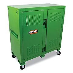 Knaack 139-Sk-02-Kl Safety Kage™ Cabinet With Keyed Lock, Model 139-Sk-02, 30 In W, 60 In H, 2 Doors