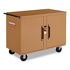 Knaack 49-Kl Rolling Workbench With Keyed Lock, Model 49, 25 In W, 37.5 In H, Tan