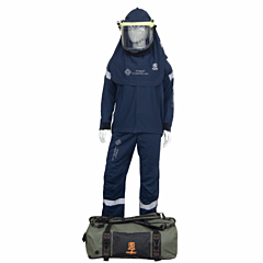 Stanco Gpk40717-Xl Gore-Tex Pyrad 40 Cal Arc Flash Kit With Lift Front Shield, Jacket, Bib, Hard Hat, Safety Glasses, Ear Plugs, And Gear Bag, Size X-Large