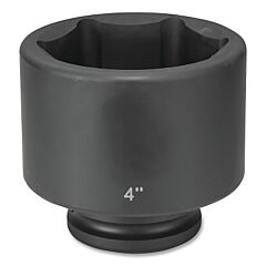 Grey Pneumatic 6148R Impact Socket, 1-1/2 In Drive Size, 4-5/8 In Socket Size, Hex, 6-Point, Standard Length