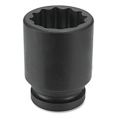 Grey Pneumatic 41105Md Impact Socket, 1 In Drive Size, 105 Mm Socket Size, Star, 12-Point, Deep Length